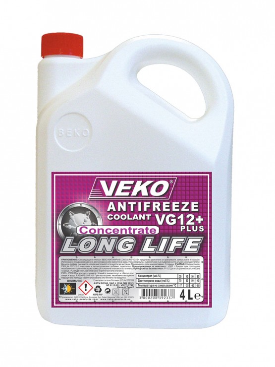 Антифриз VEKO VG12+ Concentrate 4L Антифриз VEKO VG12+ Concentrate 4L
