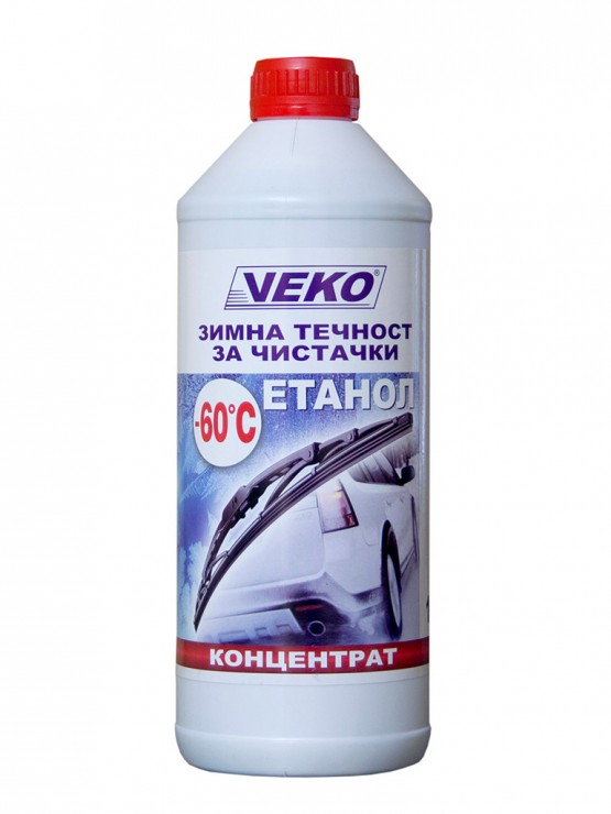 Зимна течност за чистачки VEKO концентрат -60°С 1.5L Зимна течност за чистачки VEKO концентрат -60°С 1.5L