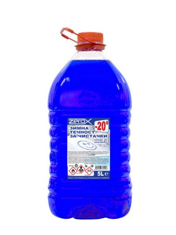 Зимна течност за чистачки Zerox готова за употреба до -20°С