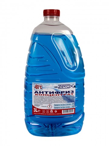 Антифриз ZEROX -60°C 3L